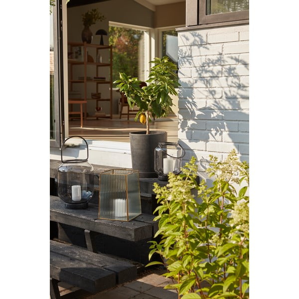 2 melnu melnu podiņu komplekts Hübsch Hureno Picco-image-1