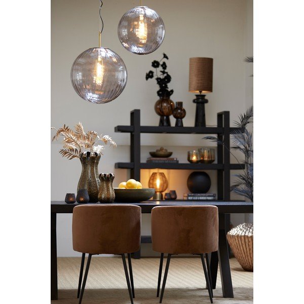Melns ēdamgalds 100x240 cm Muden – Light & Living-image-1