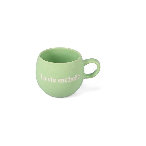 Zaļa akmensmasas krūze 420 ml Muggies – Salt&Pepper-image-4