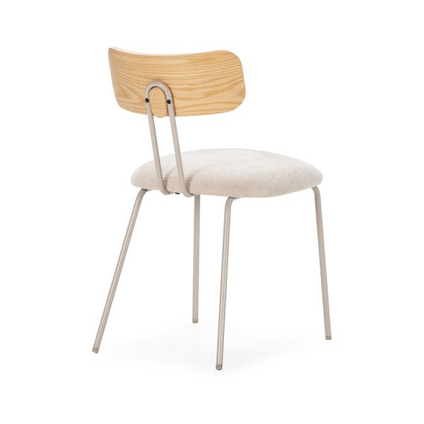 Bēšs/dabīga toņa polsterēts pusdienu krēsls Olimpia – MOME-image-2