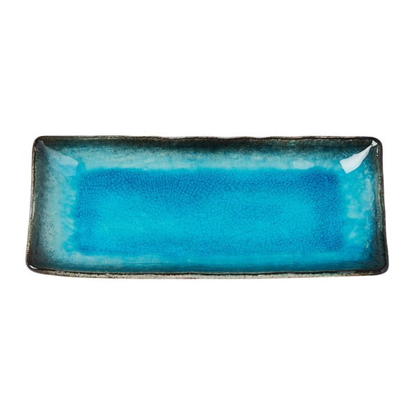Zils keramikas šķīvis MIJ Sky, 29 x 12 cm