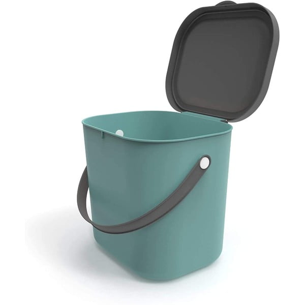 Zaļš kompostējamo atkritumu konteiners 6 l Albula – Rotho-image-2