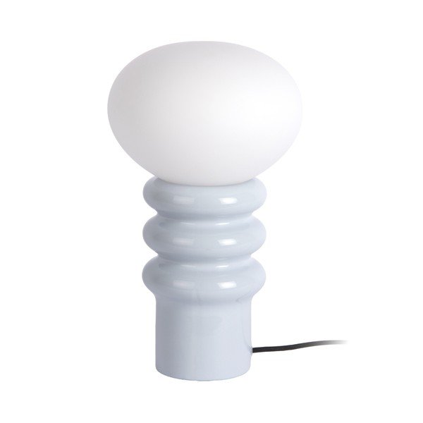 Gaiši zila keramikas galda lampa (augstums 33,5 cm) Catania Aro – Leitmotiv