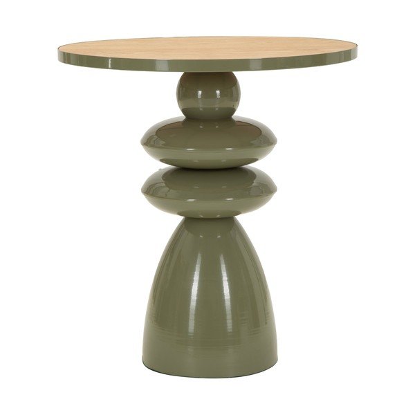 Metāla apaļš sānu galdiņš ø 45,5 cm Metal Console – Mauro Ferretti