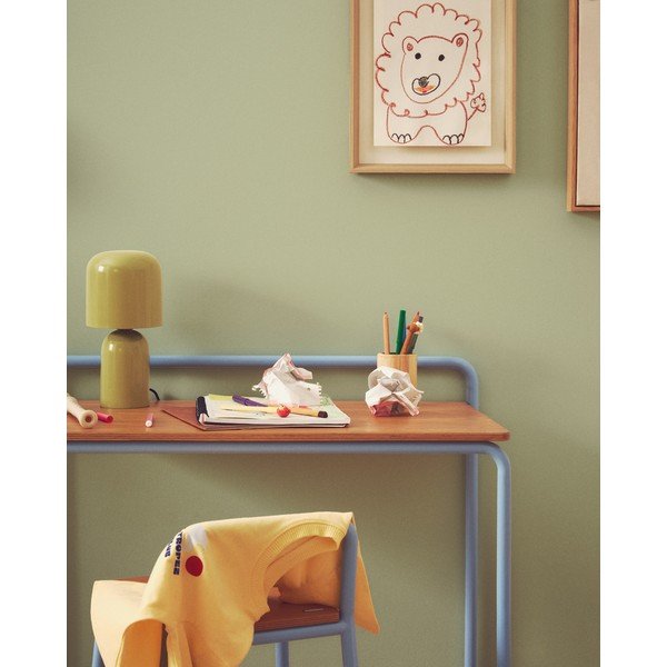 Bērnu rakstāmgalds ar oškoka imitācijas galda virsmu 45x82 cm Tinn – Kave Home-image-1