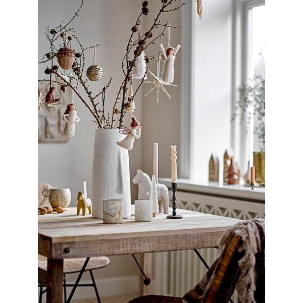 Bēša māla krūze ar Ziemassvētku motīvu 450 ml Hollie – Bloomingville-image-2