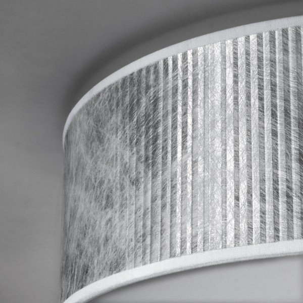 Griestu lampa sudraba krāsā Sotto Luce Tres Plisado, Ø 40 cm-image-4