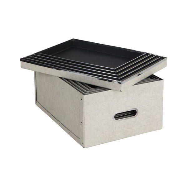 Uzglabāšanas kastes ar vāku (5 gab.) Joachim – Bigso Box of Sweden-image-2