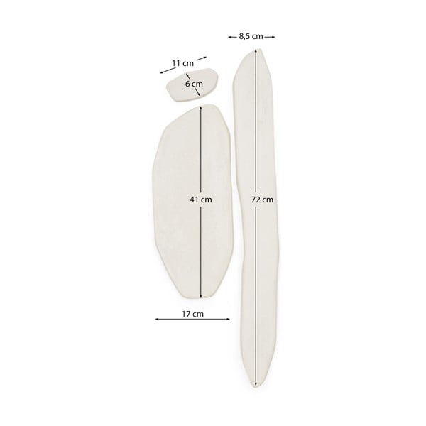 Sienas dekori (3 gab.) 25,5x71,5 cm Siluna – Kave Home-image-3