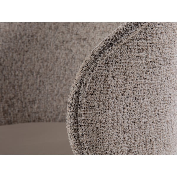 Bēšs samta atpūtas krēsls Inez – Micadoni -image-1