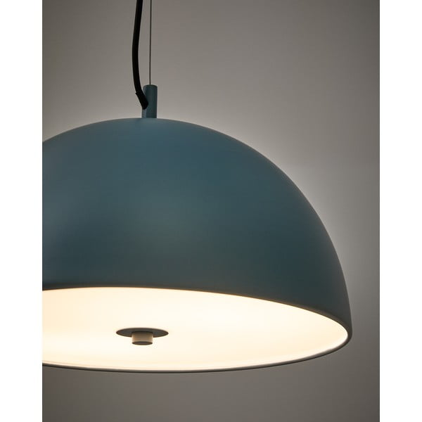 Zila piekaramā lampa ar metāla abažūru ø 39,5 cm Catlar – Kave Home-image-2