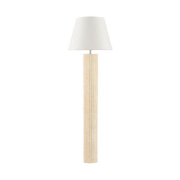 Balta/krēmkrāsas akmens stāvlampa (augstums 150 cm) Bacoo – Nova Luce