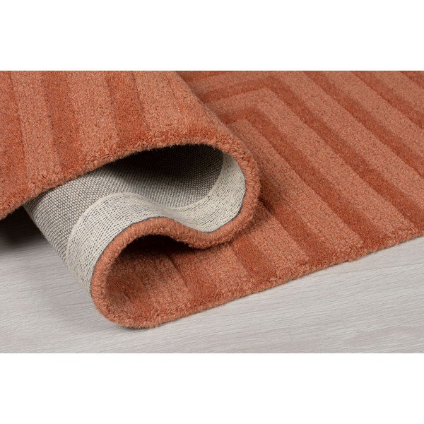 Oranžs vilnas paklājs Flair Rugs Estela, 160 x 230 cm-image-3