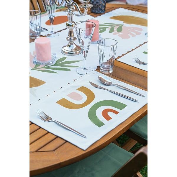 4 galda paliktņu un dekoratīvā galdauta komplekts Minimalist Home World-image-2