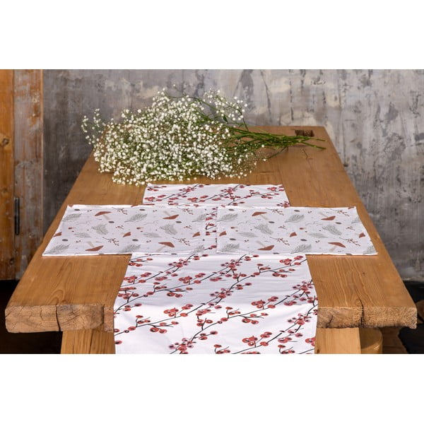 Kokvilnas galda celiņš 40x140 cm Snowbound – Butter Kings-image-1