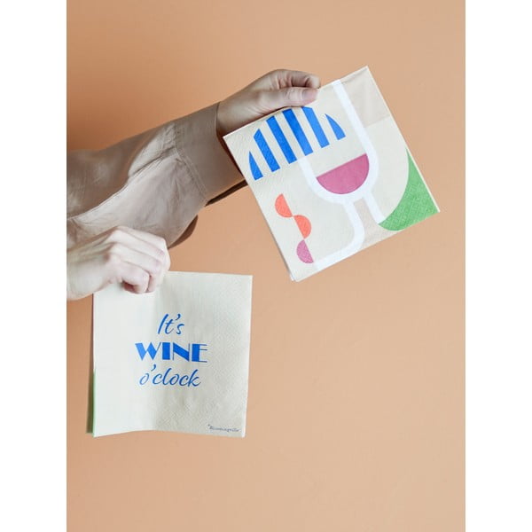 Papīra salvetes (20 gab.) Wine – Bloomingville-image-1