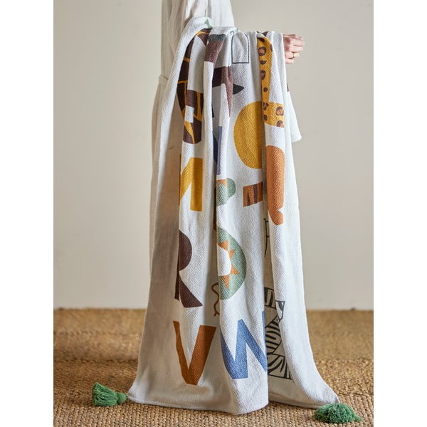 Bērnu sega no pārstrādātas kokvilnas 130x160 cm Memmo – Bloomingville Mini-image-1