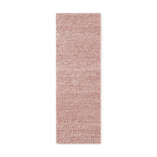 Dūmakaini rozā ar rokām darināts celiņa paklājs 80x300 cm Notting Hill Portobello – Ted Baker