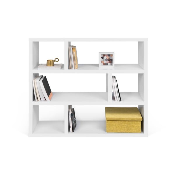 Balts grāmatplaukts 120x105 cm Dublin – TemaHome-image-2