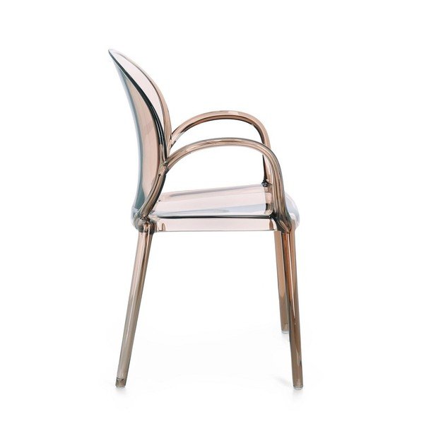 Gaiši brūns plastmasas dārza krēsls Camilla – Bizzotto-image-3