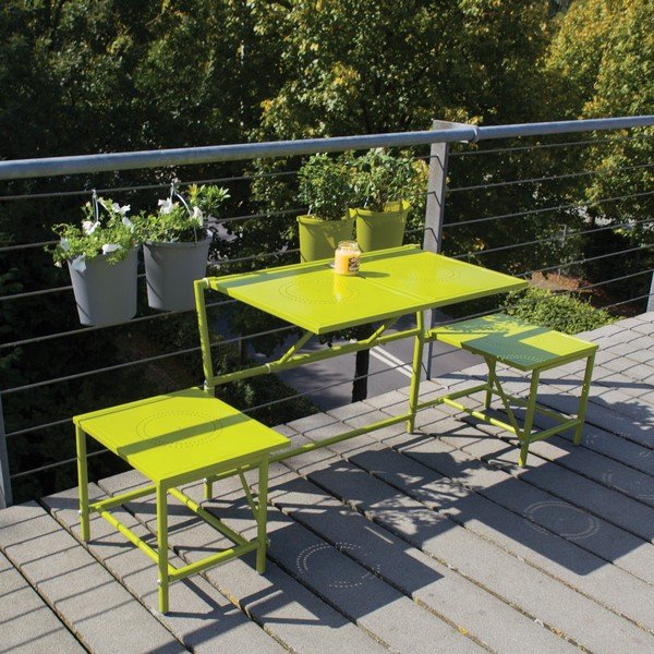 Zaļš saliekamais balkona komplekts Esschert Design Magic-image-1