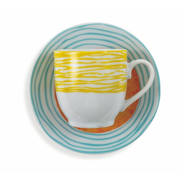 Porcelāna espreso tasīšu komplekts (12 gab.) 0,08 l Marea – VDE Tivoli 1996-image-3