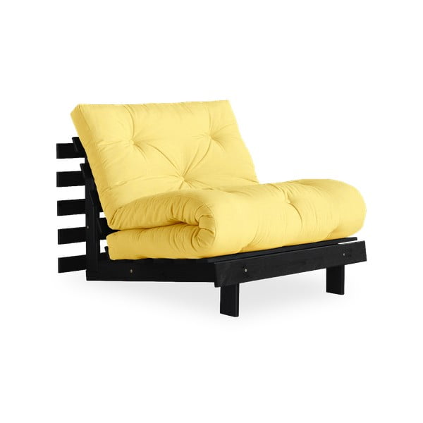 Izvelkamais krēsls Karup Design Roots Black/Yellow