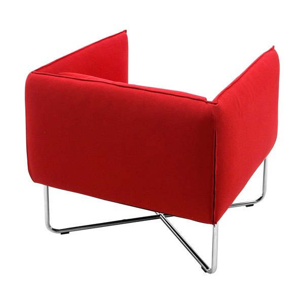 Sarkans atpūtas krēsls Softline Groove-image-3