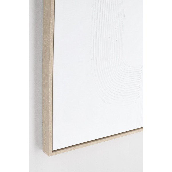 Ar rokām apgleznota glezna ar rāmi/uz audekla 83x83 cm Texture – Bizzotto-image-2