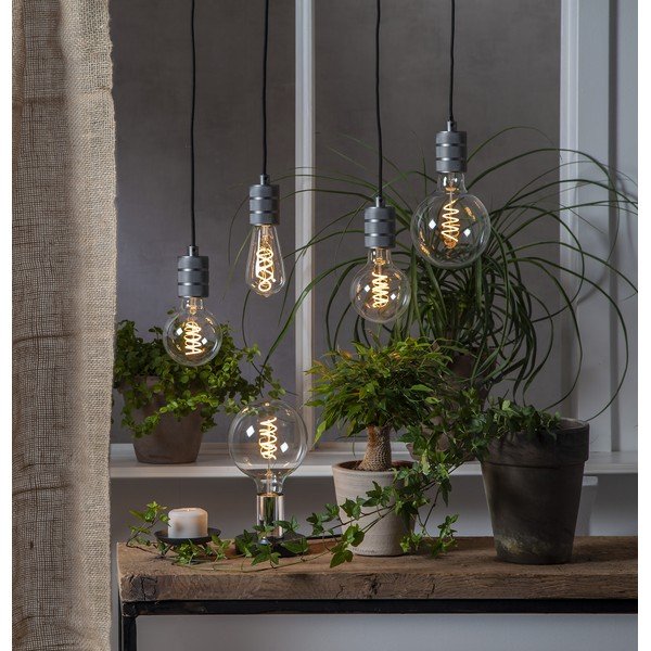 Melna piekaramā lampa – Star Trading-image-3