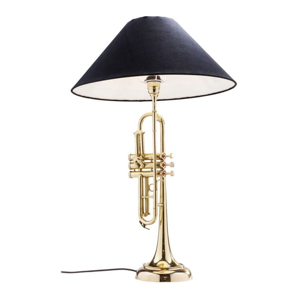 Pulēta misiņa galda lampa Kare Design Trumpet