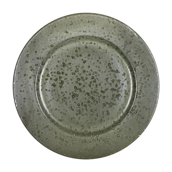 Zaļi pelēks keramikas šķīvis Bitz Mensa, diametrs 30,5 cm
