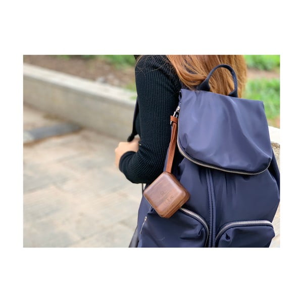 Tumši brūns melns bluetooth skaļrunis Gingko Square-image-4