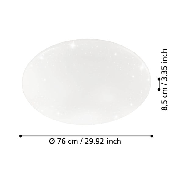 Balta LED griestu lampa GIRON-S – EGLO-image-2