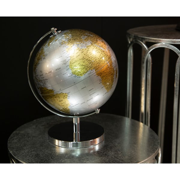 Sudraba un zelta globuss Mauro Ferretti Globe, augstums 28 cm-image-3
