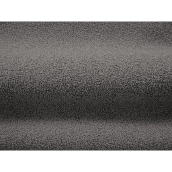 Pelēks atpūtas krēsls no buklē auduma Chuck – Micadoni Home-image-4