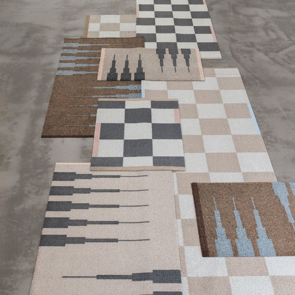 Bēšs mazgājams paklājs 70x150 cm Marker – Mette Ditmer Denmark-image-3