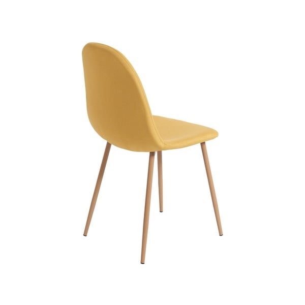 2 dzeltenu ēdamistabas krēslu komplekts Bonami Essentials Lissy-image-2