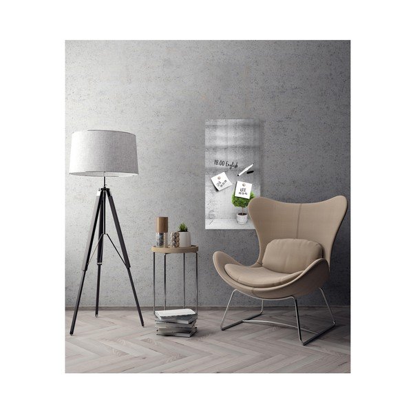 Magnētiskā tāfele Styler Beton, 30 x 60 cm-image-1