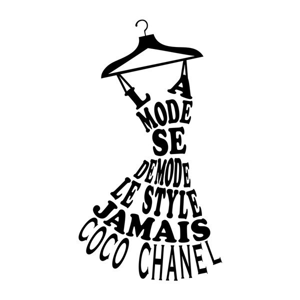 Ambiance Coco Chanel citāts uzlīme-image-2