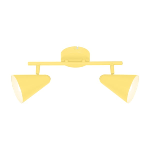 Dzeltena griestu lampa ar metāla abažūru 42x10 cm Amor – Candellux Lighting-image-1