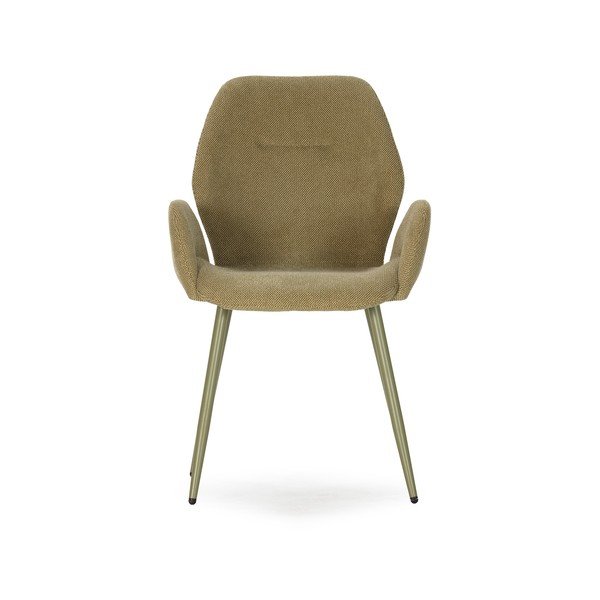 Zaļi polsterēti ēdamistabas krēsli (2 gab.) Ansu – Marckeric-image-2