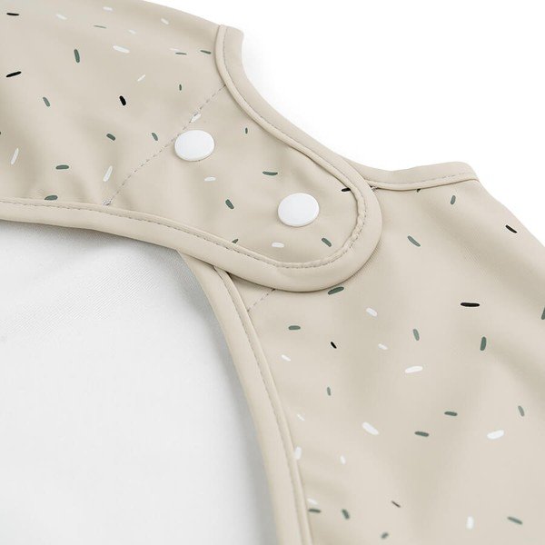 Bēšs bērnu priekšautiņš ar piedurknēm Done by Deer Happy Dots-image-1