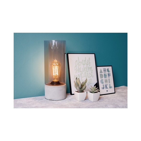 Galda lampa ar betona pamatni Leitmotiv Lax-image-3