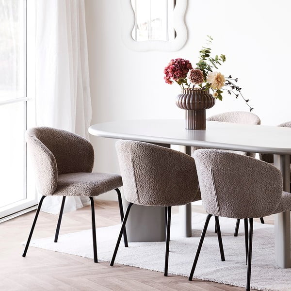 Brūna stikla vāze (augstums 27 cm) Celia – House Nordic-image-1