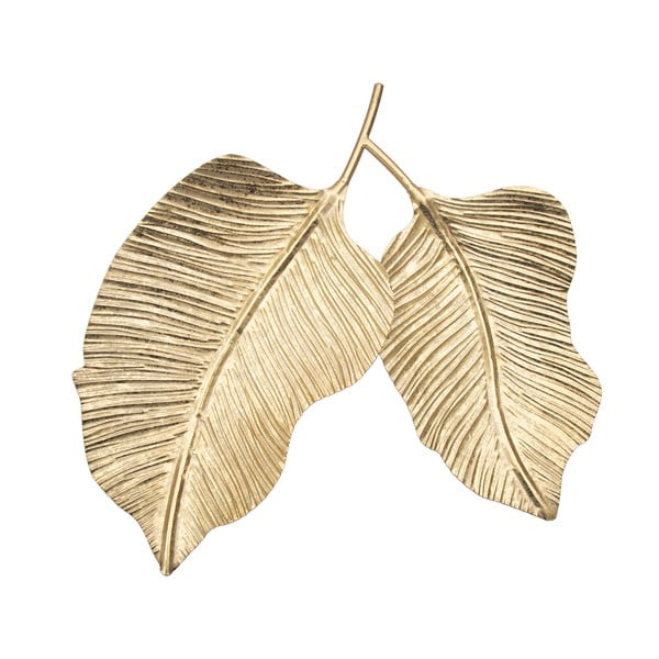 Metāla dekoratīvais paliktnis Double Leaf – Mauro Ferretti