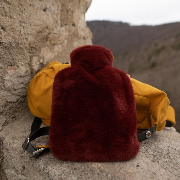 Sarkans mikroplīša termofors 1,8 l Classic – Hugo Frosch-image-2