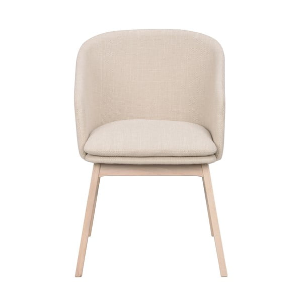 Bēši polsterēti ēdamistabas krēsli (2 gab.) Windham – Rowico-image-3