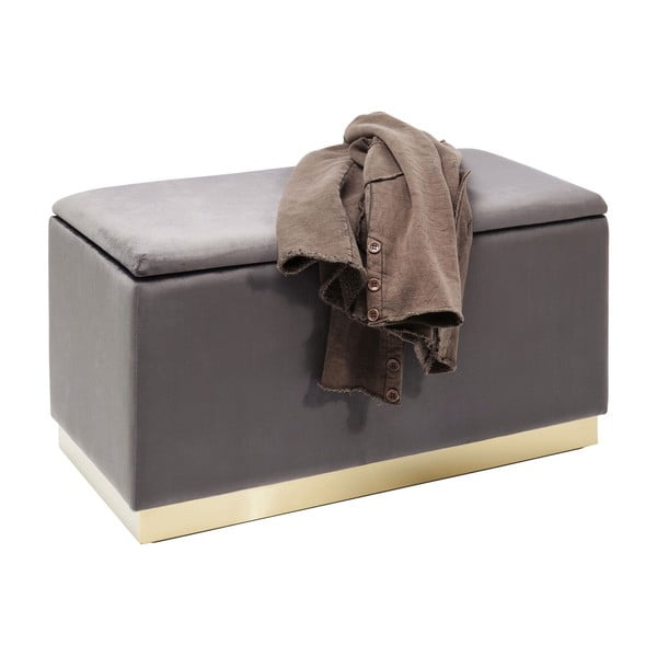 Brūns samta sols ar krātuvi Kare Design Cherry-image-3