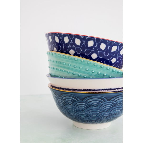 4 keramikas bļodu komplekts Kitchen Craft, ø 16,5 cm-image-2